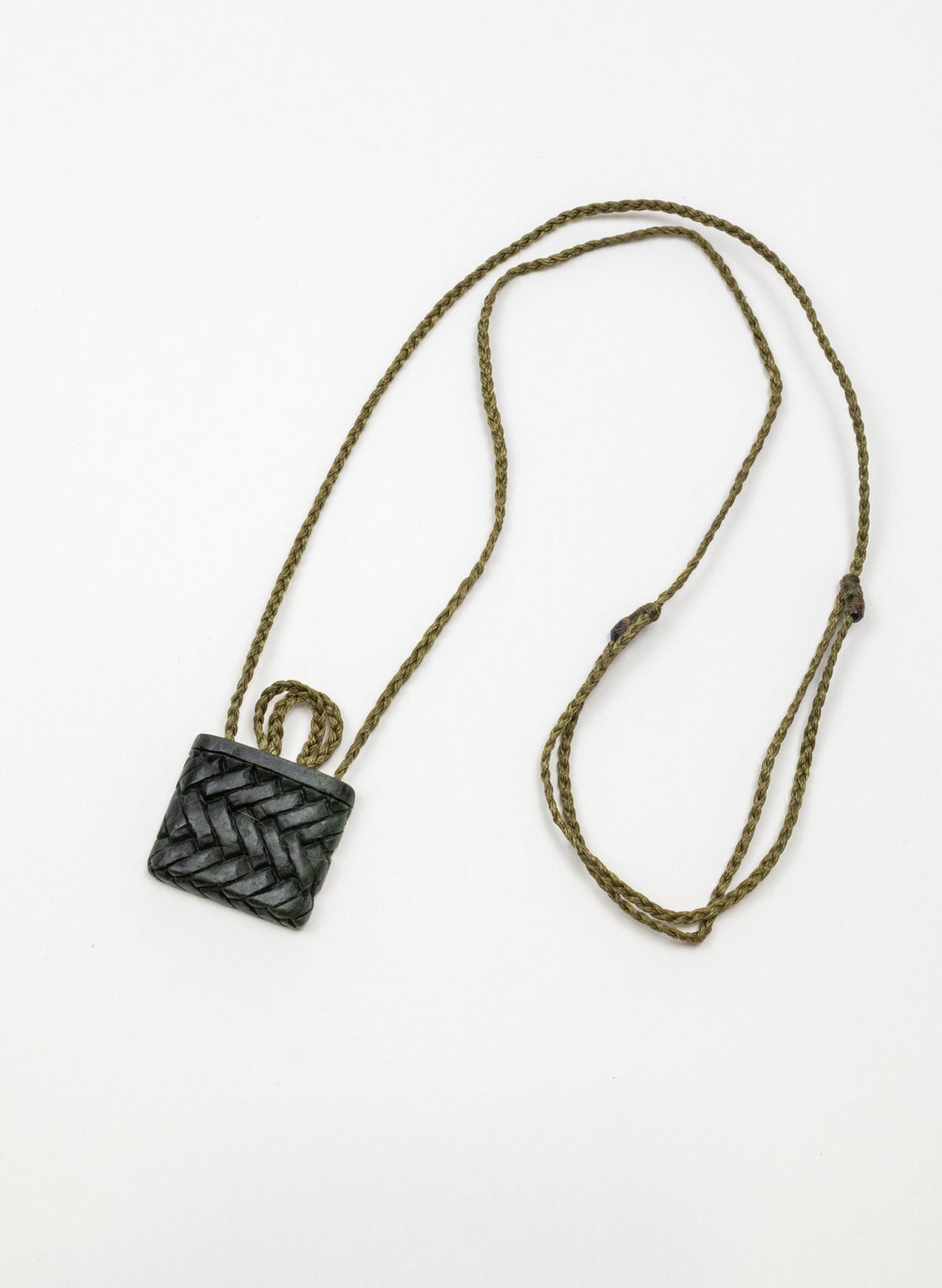 Small Pounamu Kete Pendant