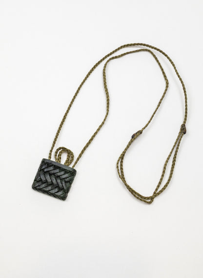 Small Pounamu Kete Pendant