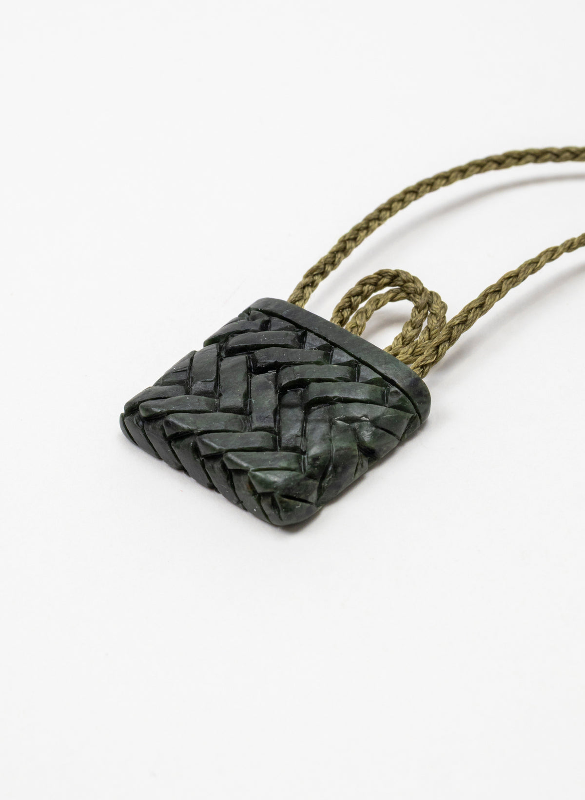 Small Pounamu Kete Pendant