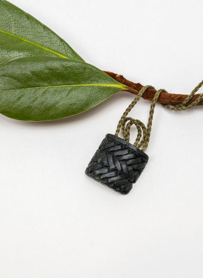 Small Pounamu Kete Pendant