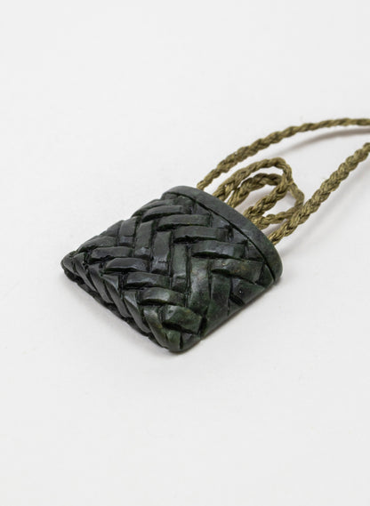Small Pounamu Kete Pendant