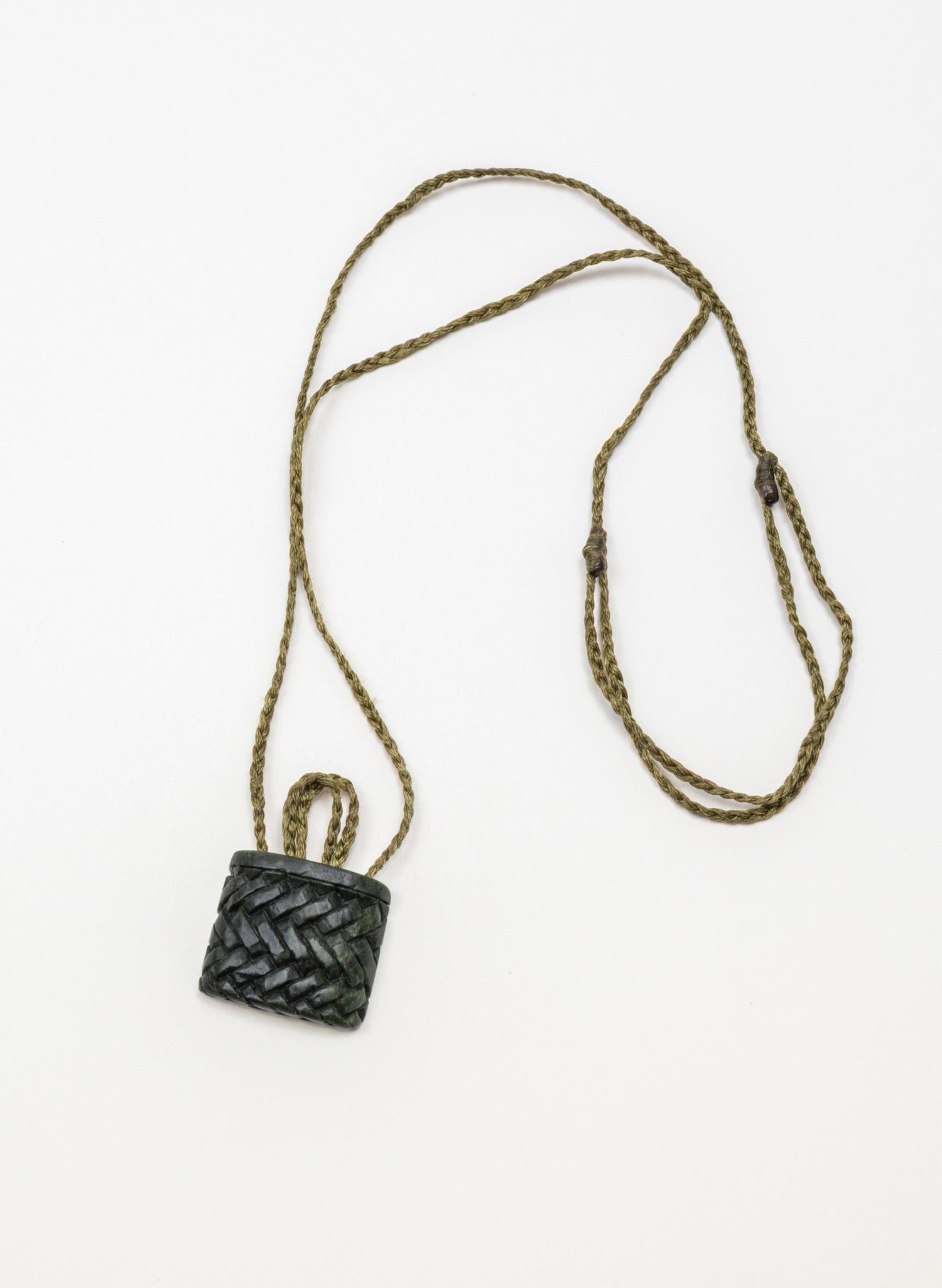 Small Pounamu Kete Pendant