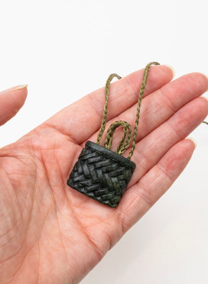 Small Pounamu Kete Pendant