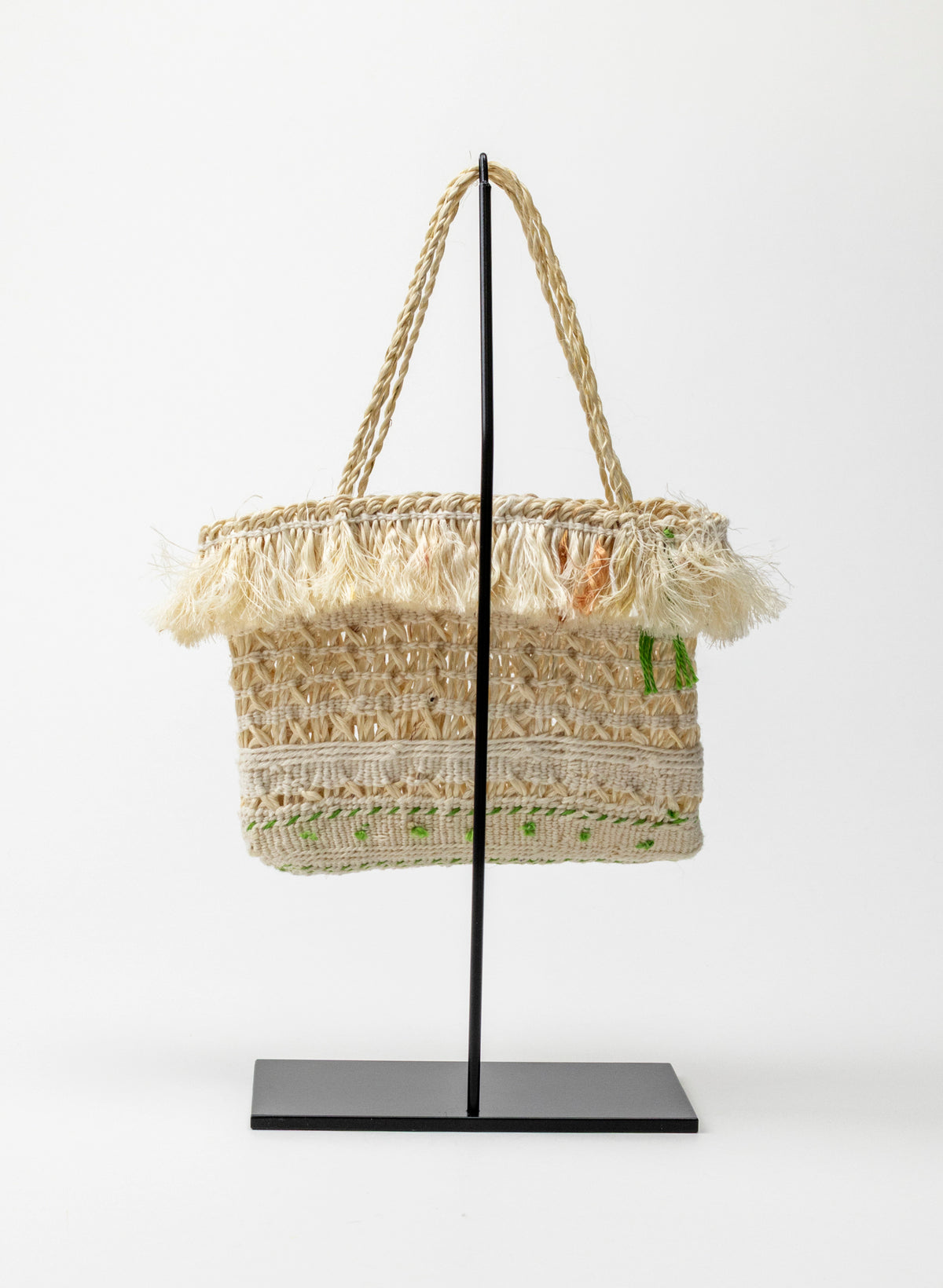 Muka Kete on a Stand