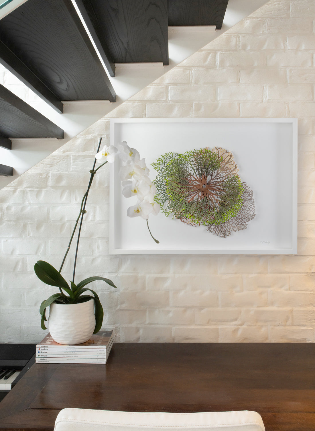 Leaf Vein Formation - 3D Embroidery