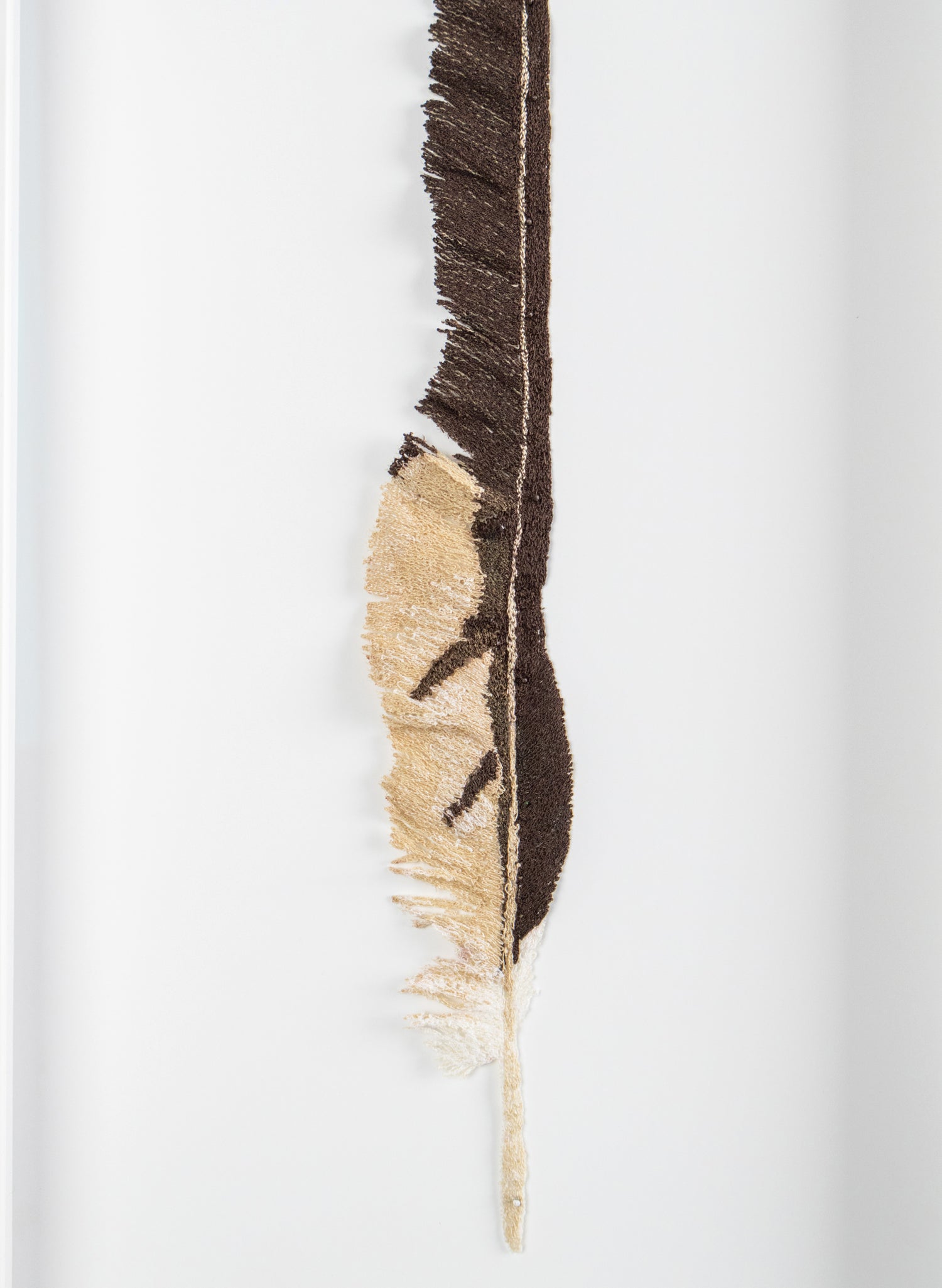 Harrier Hawk Feather 3D Embroidery