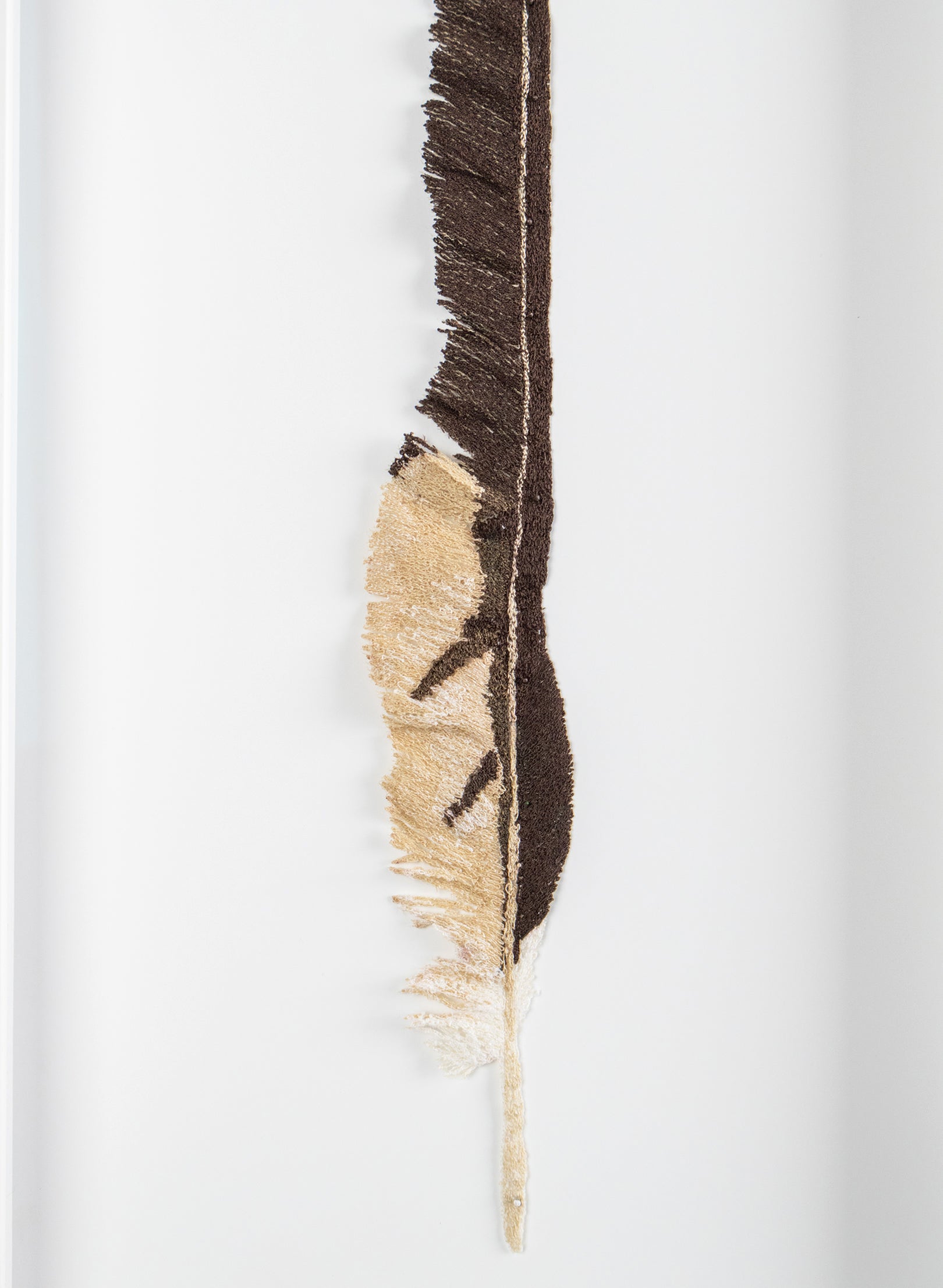 Harrier Hawk Feather 3D Embroidery