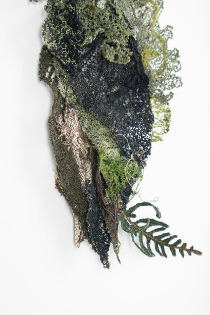 Layers of Lichen - 3D Embroidery