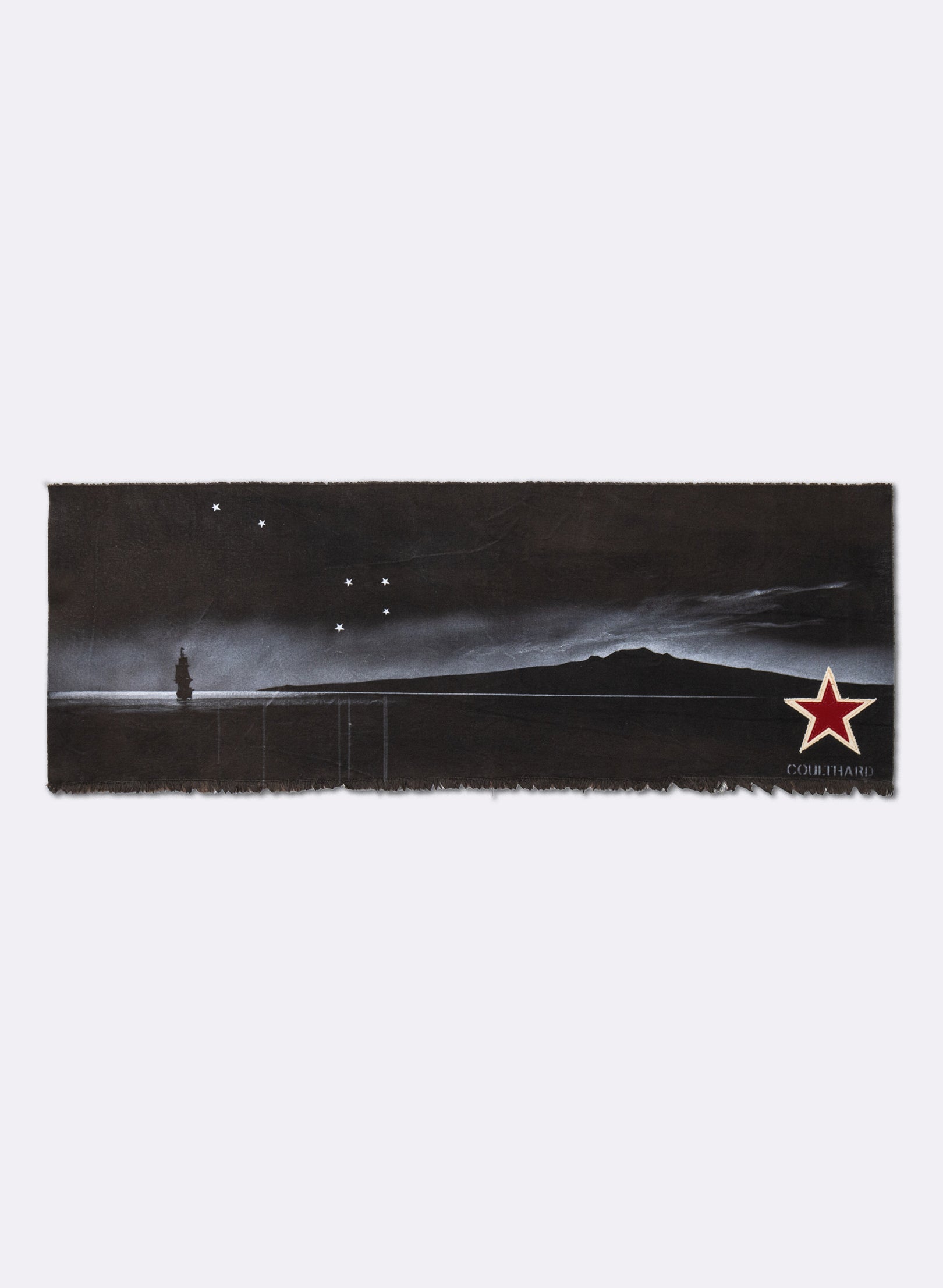 Rangitoto Greeting Flag 25-815 - Brown / Black