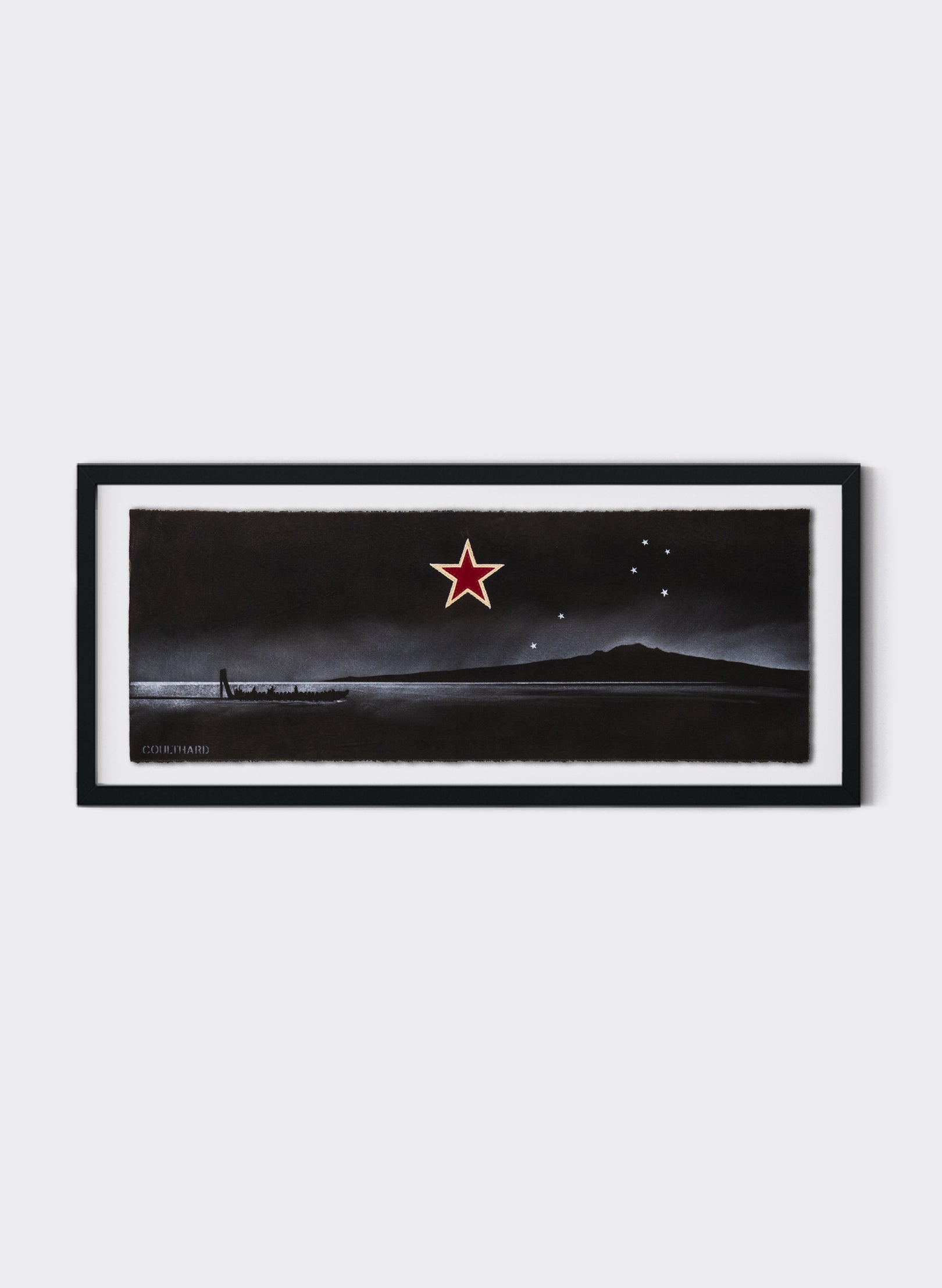 Rangitoto Waka Flag 25-816 - Brown / Black