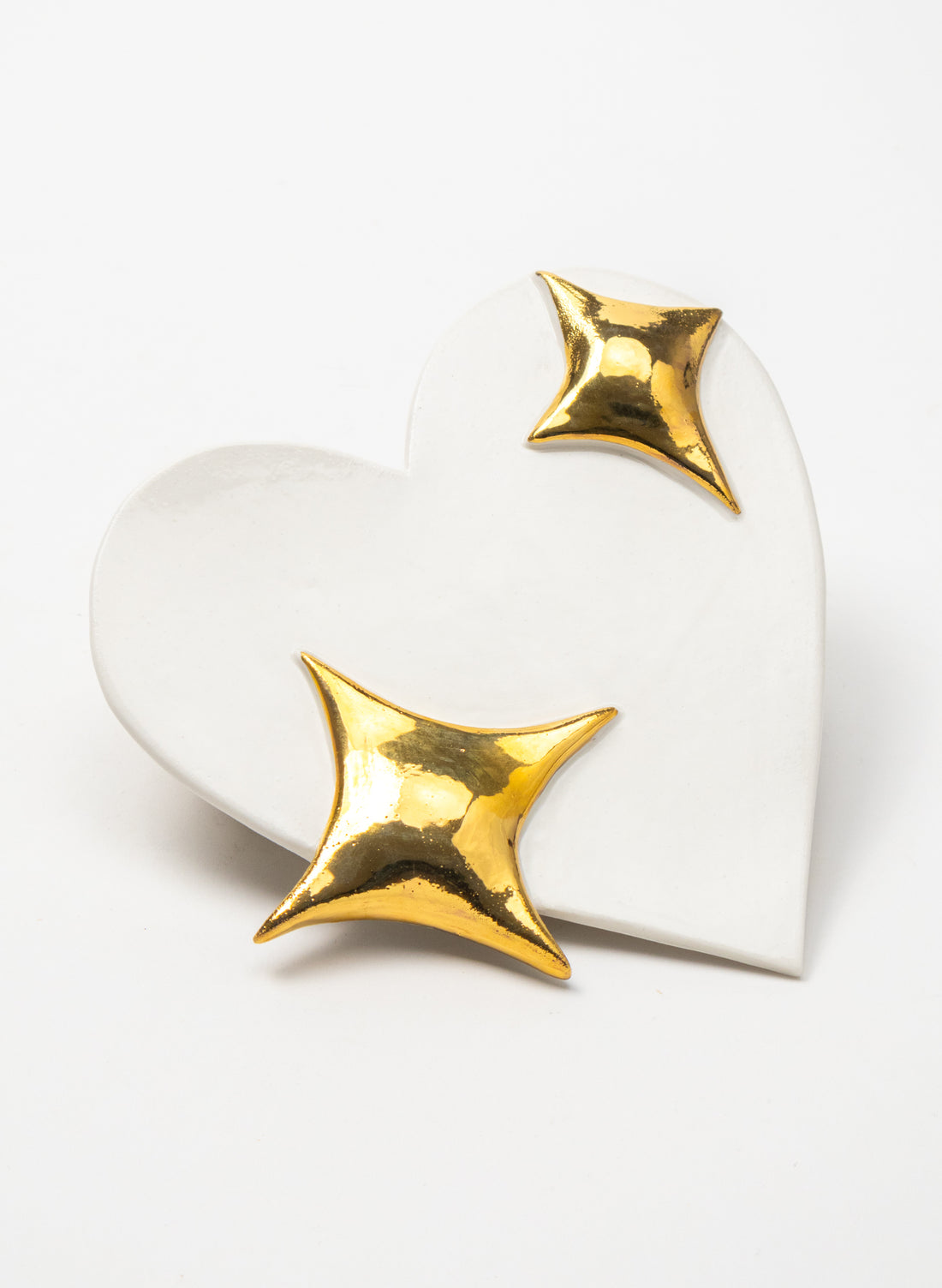 Emoji Wall Heart with Golden Stars