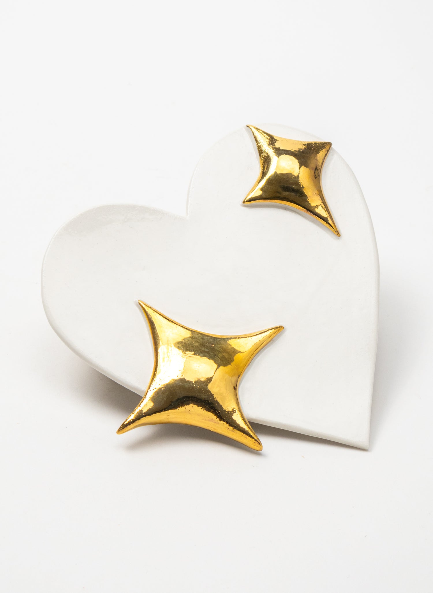Emoji Wall Heart with Golden Stars