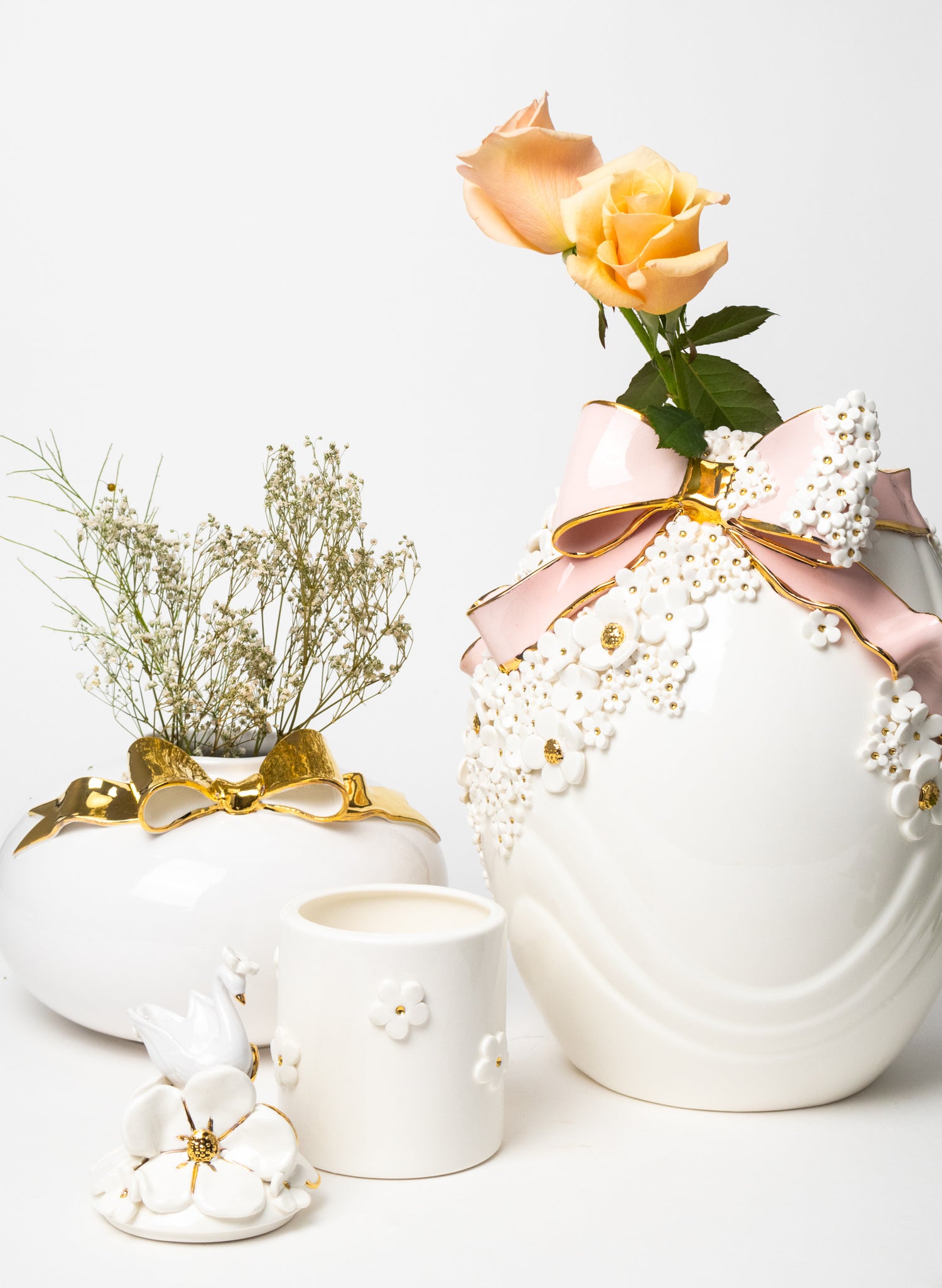 Small Swan Jar