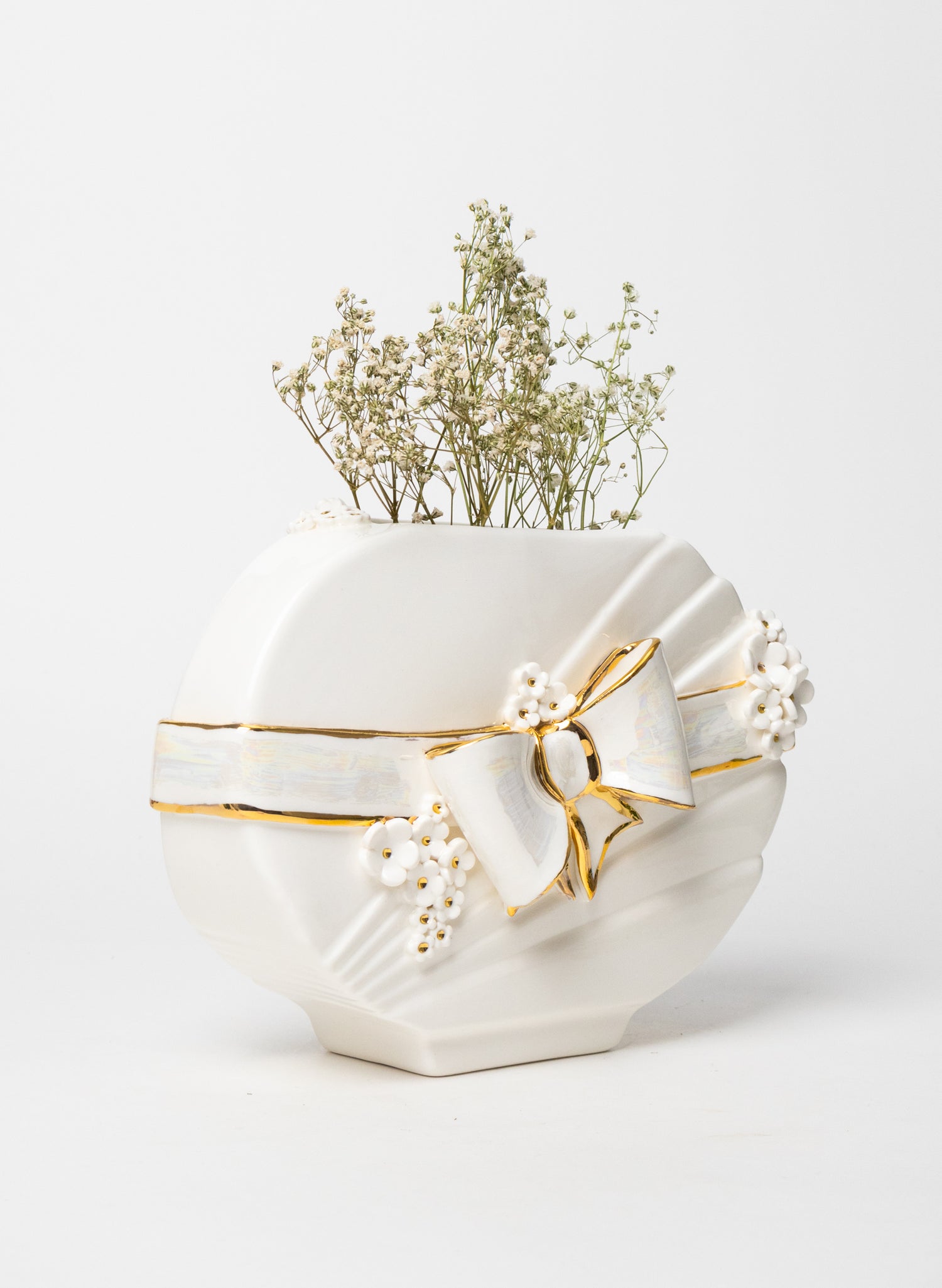 XL Deco Vase with Bow