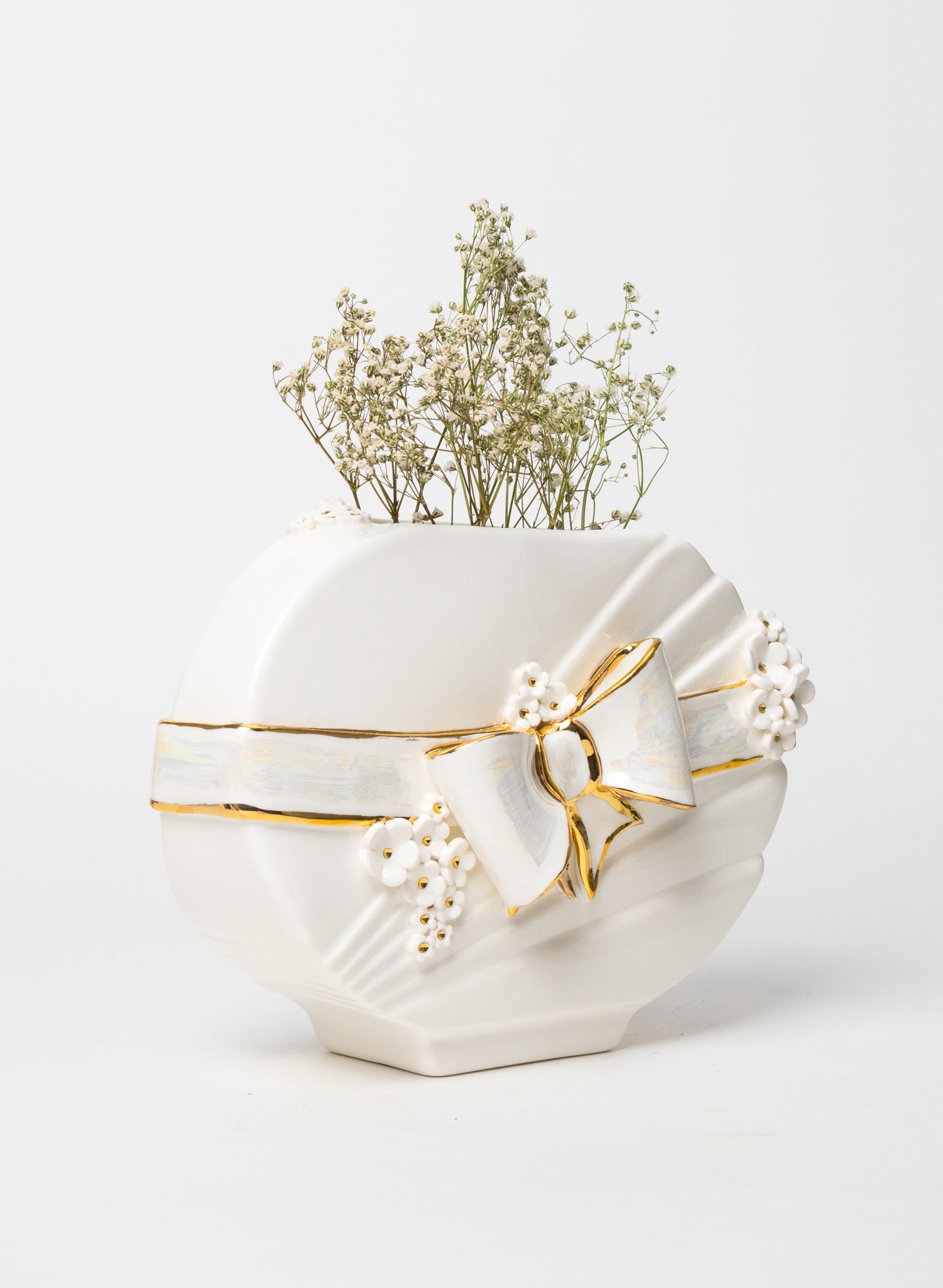 XL Deco Vase with Bow