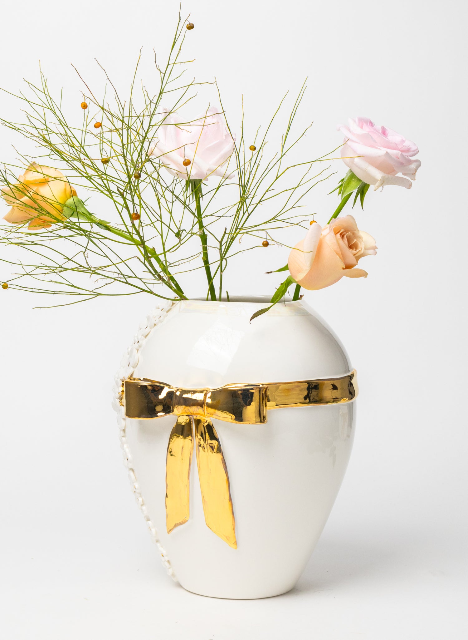 XXL Ginger Jar with a Golden Bow