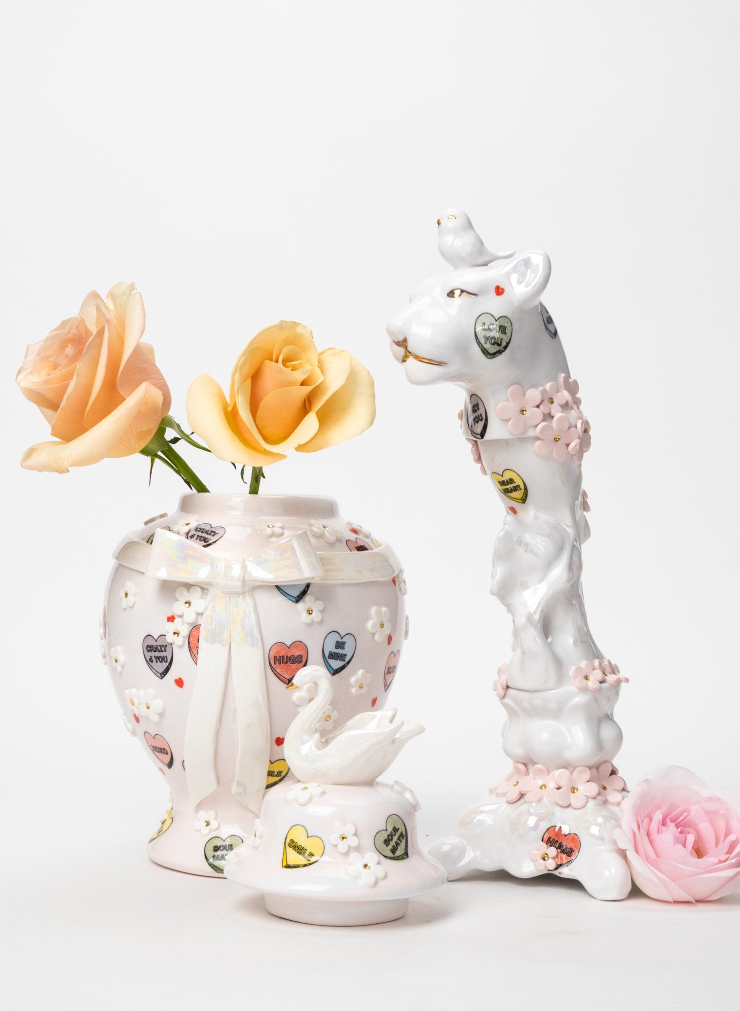 Medium Swan Vase