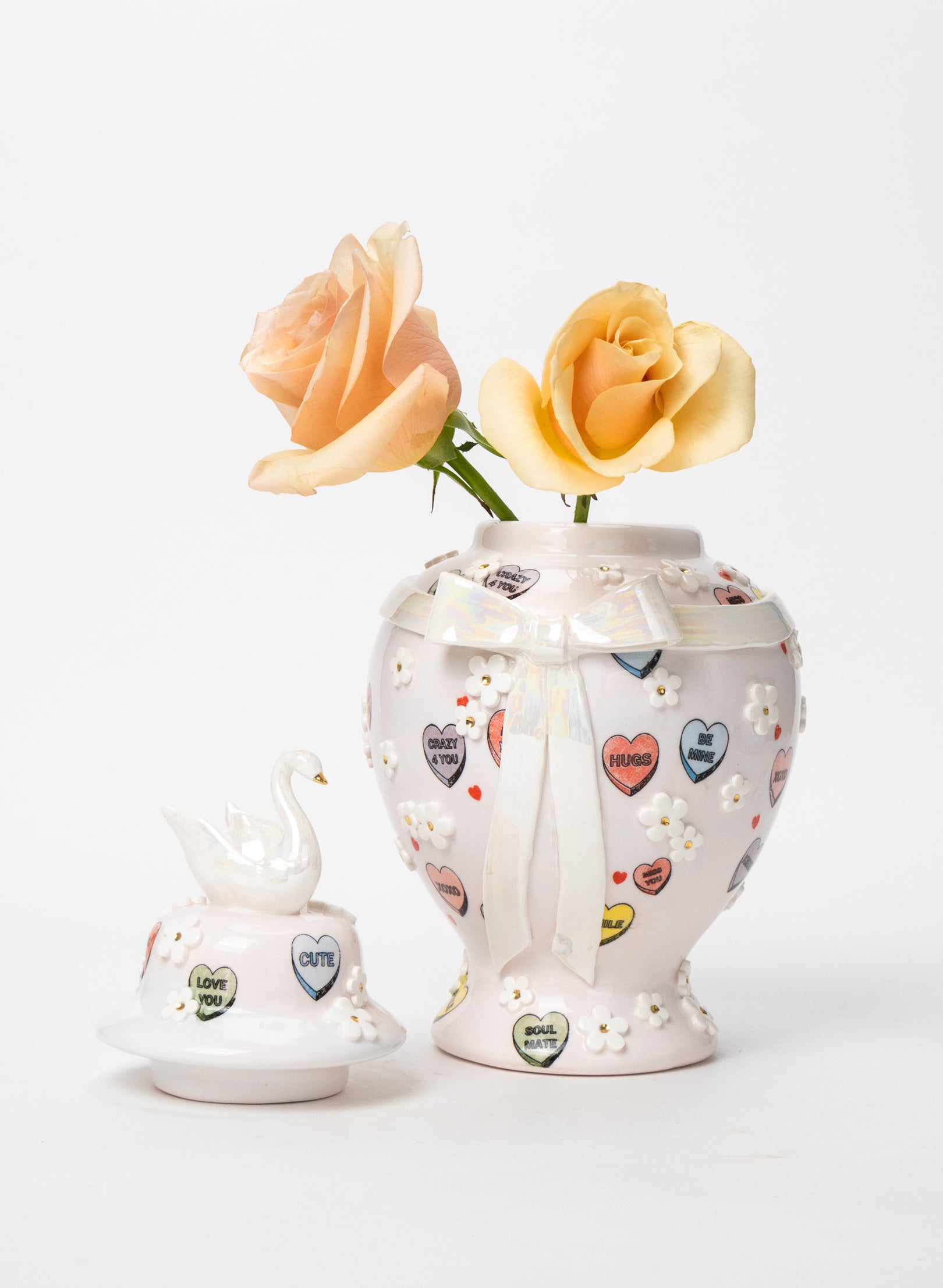 Medium Swan Vase