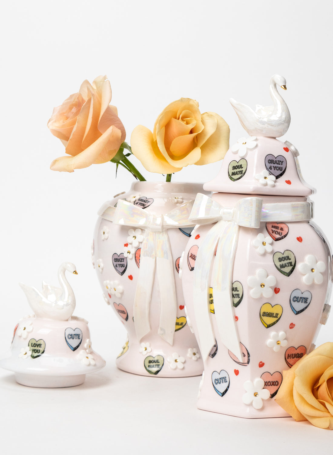 Medium Swan Vase