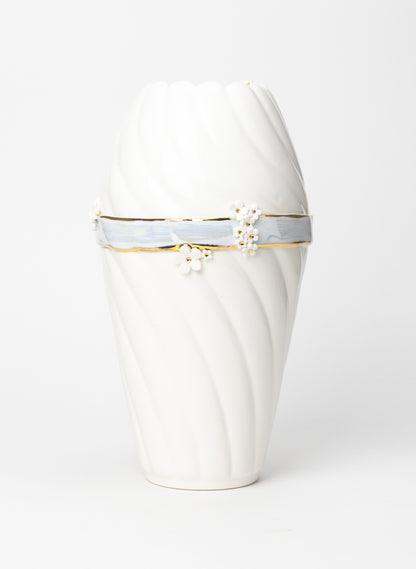 XXL Twist Vase with Bow