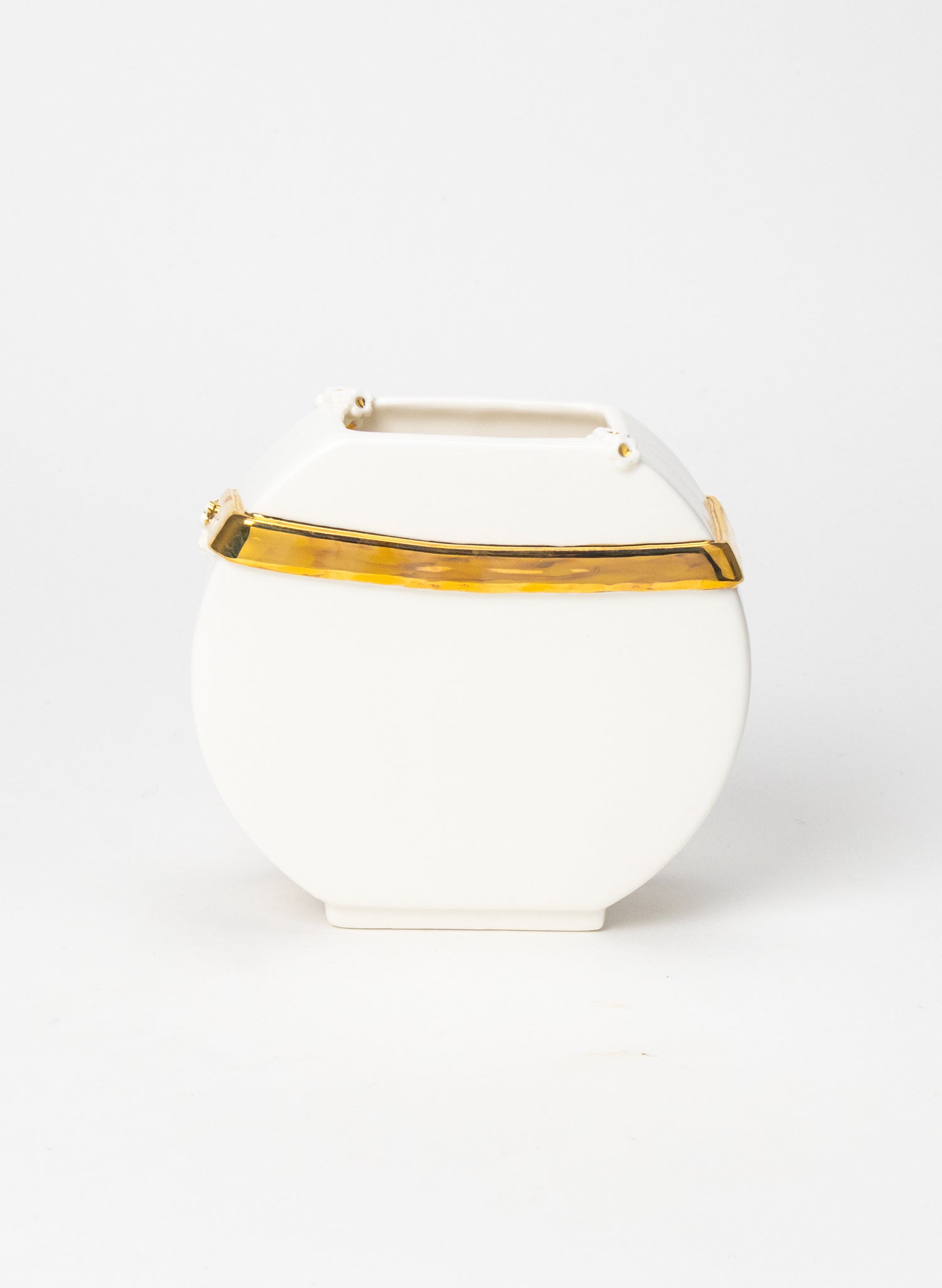 Small Deco Vase with a Golden Bow