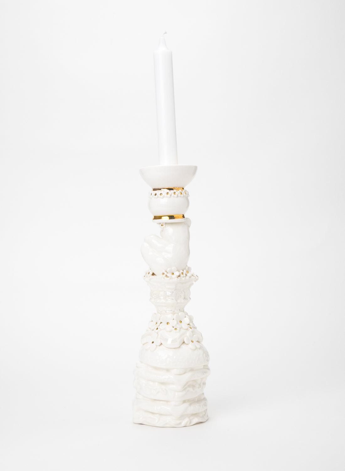 Polar Bear on a Burger Candlestick