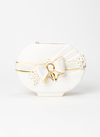 XL Deco Vase with Bow