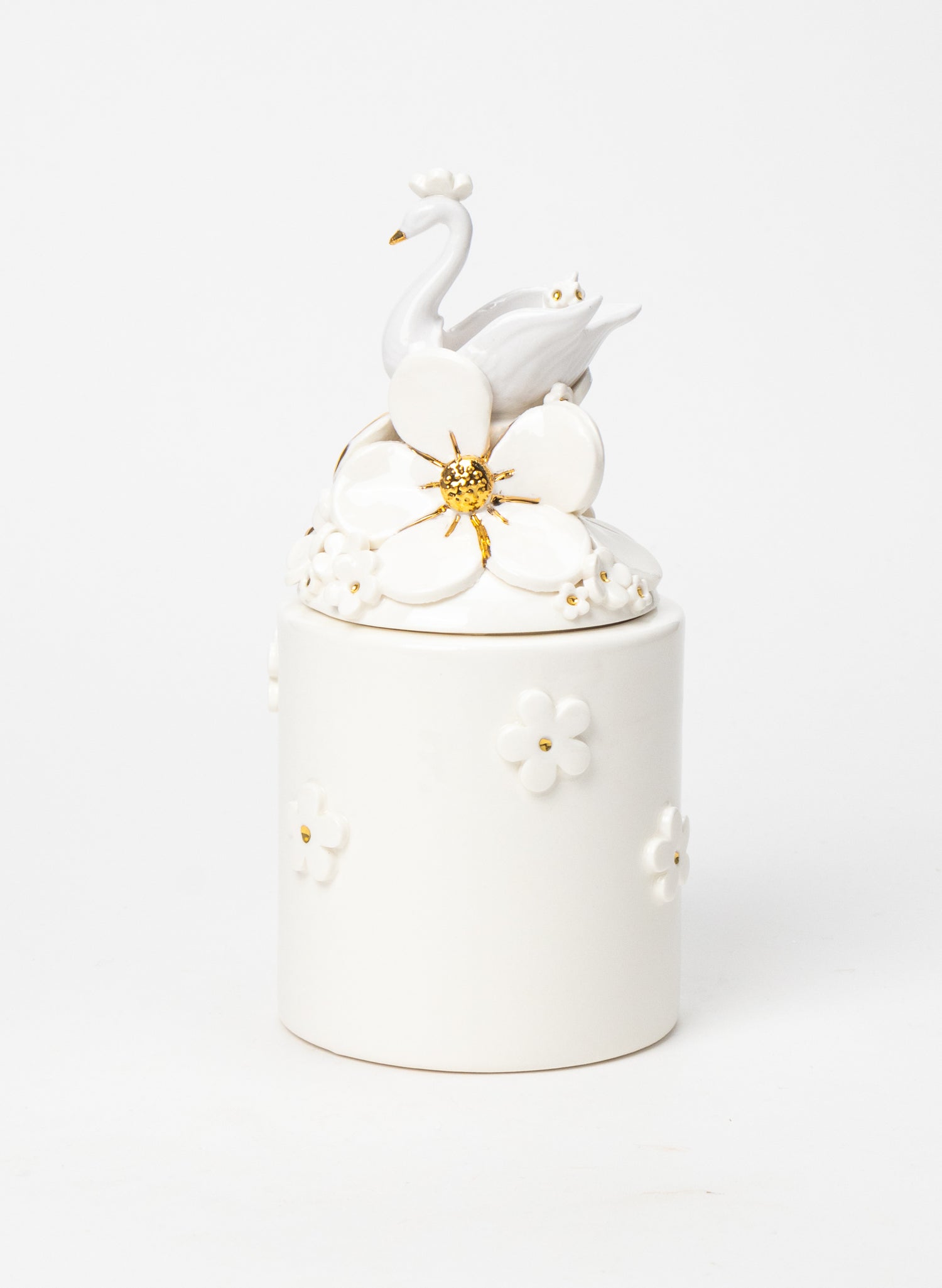 Small Swan Jar