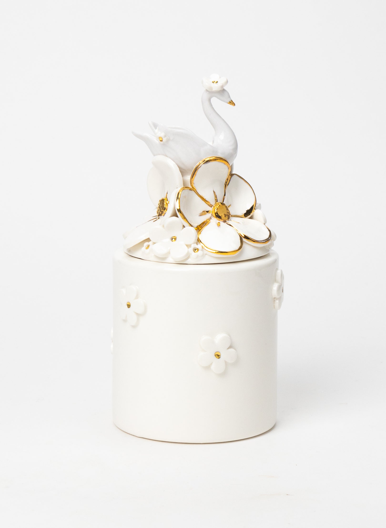 Small Swan Jar