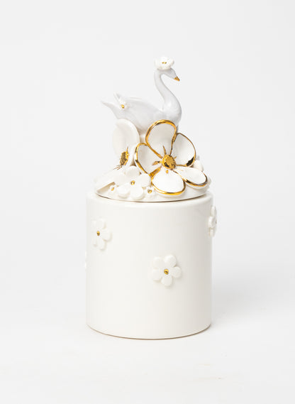 Small Swan Jar