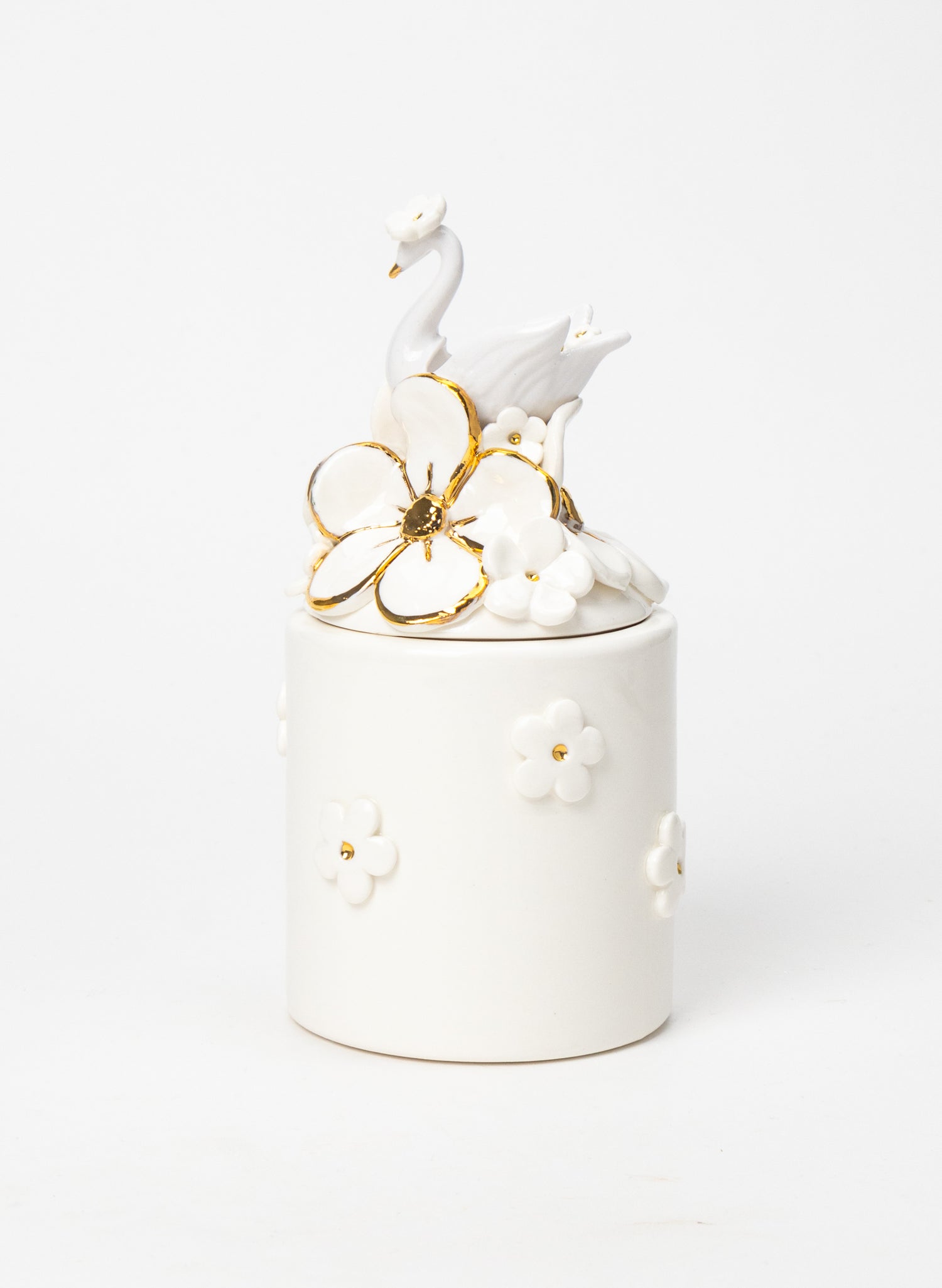 Small Swan Jar