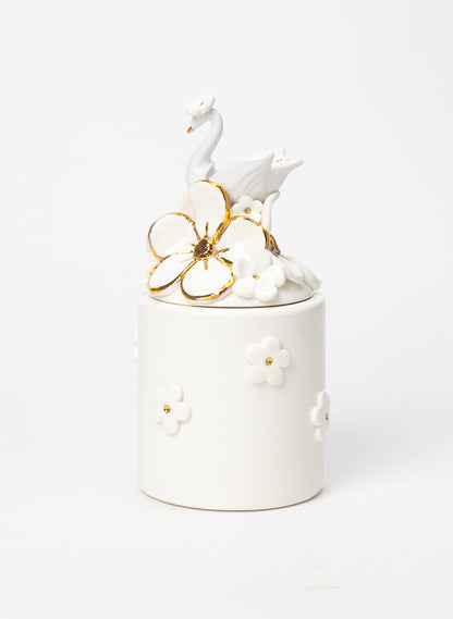 Small Swan Jar