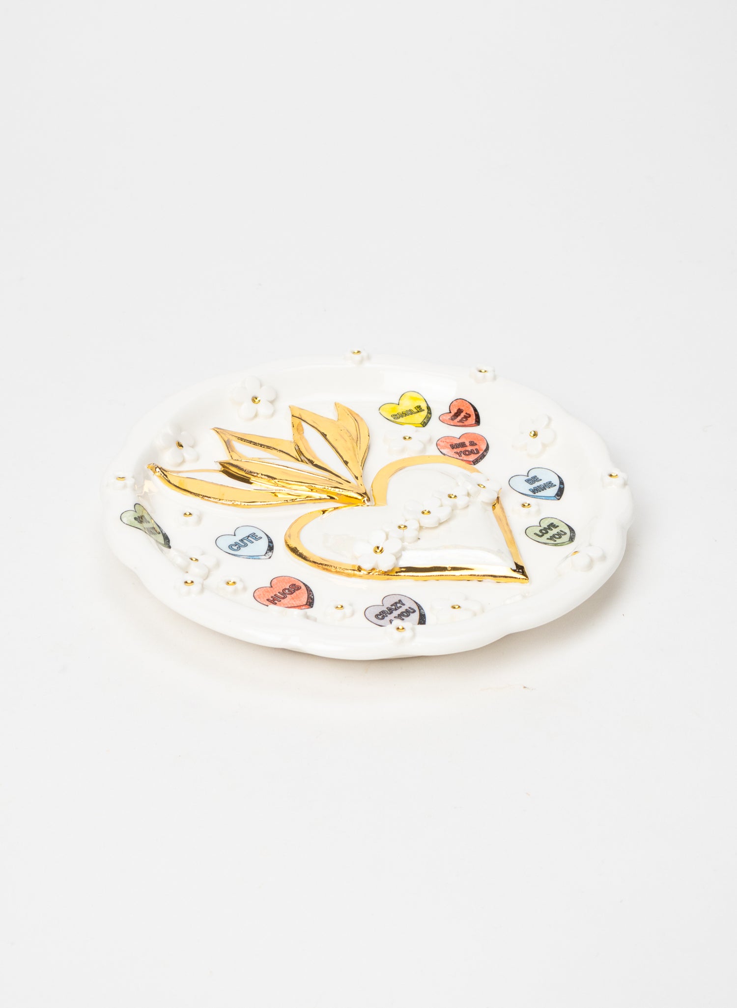 Small Round Sacred Heart Wall Plate