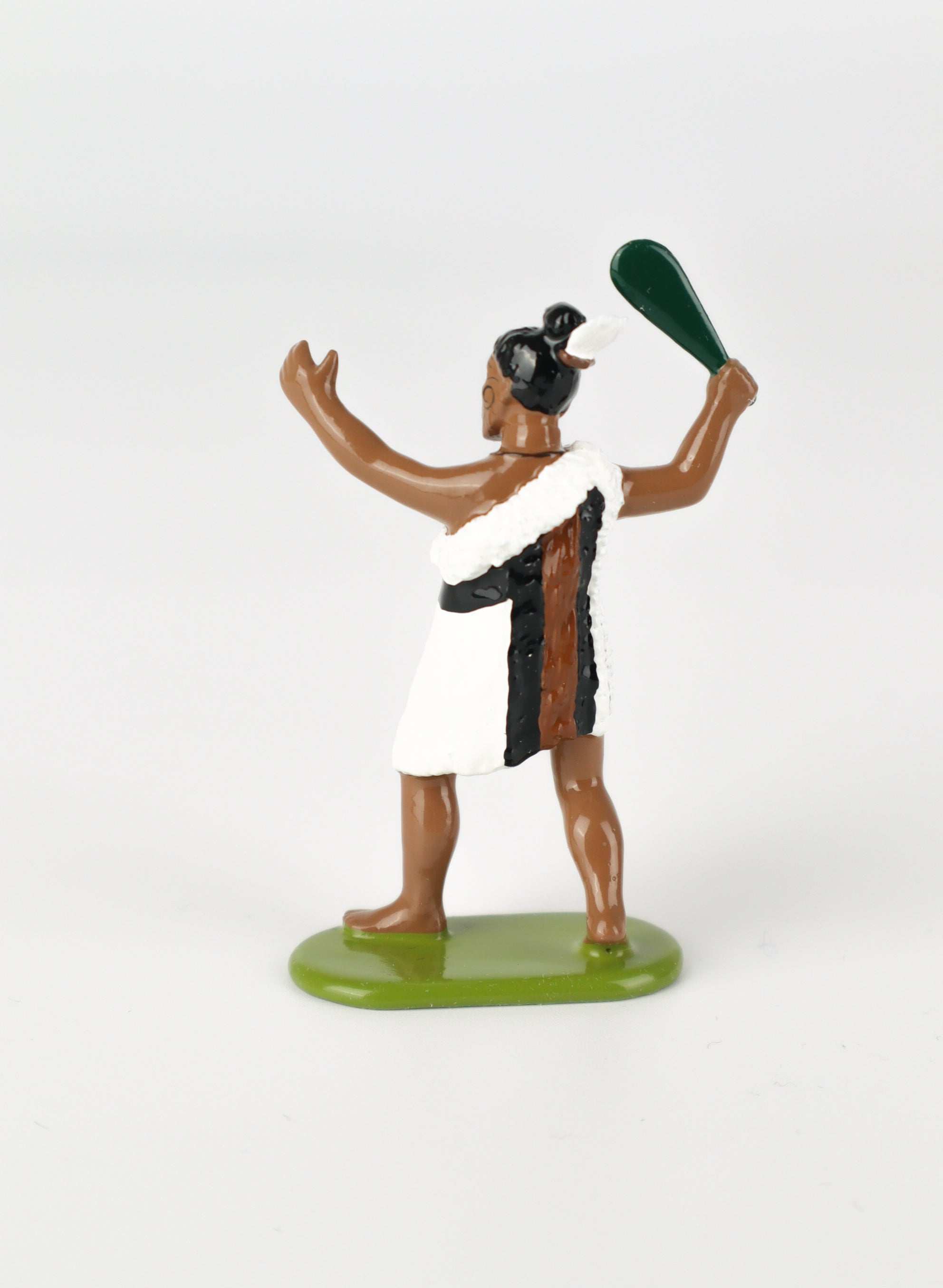 Maori Warrior With Mere Pounamu