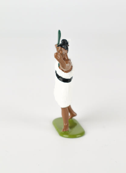 Maori Warrior With Mere Pounamu