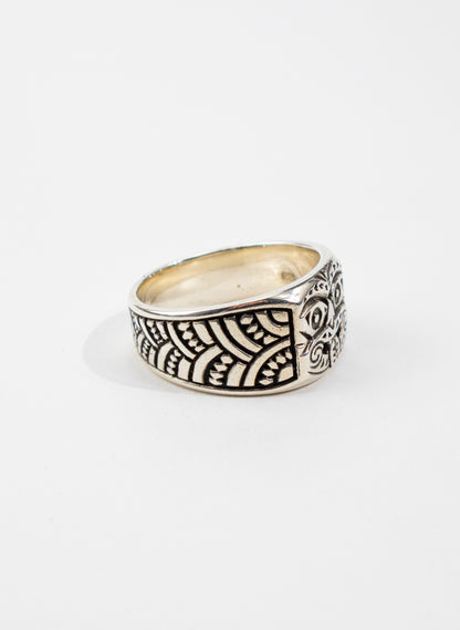 Tā Moko Ring - Sterling Silver