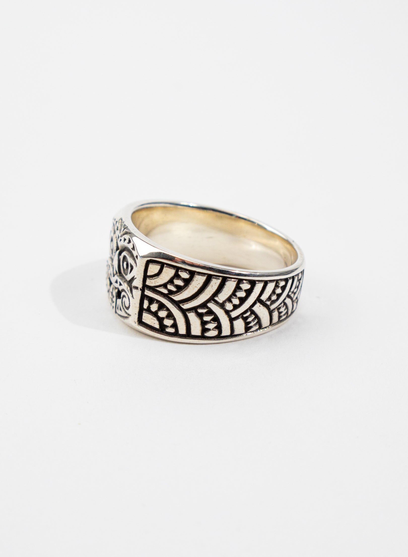 Tā Moko Ring - Sterling Silver