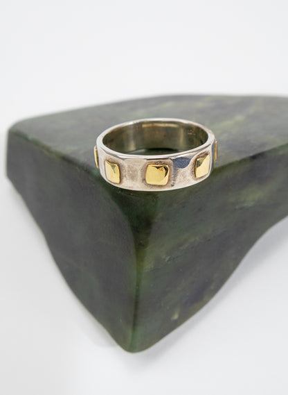 Gold Rivet Ring