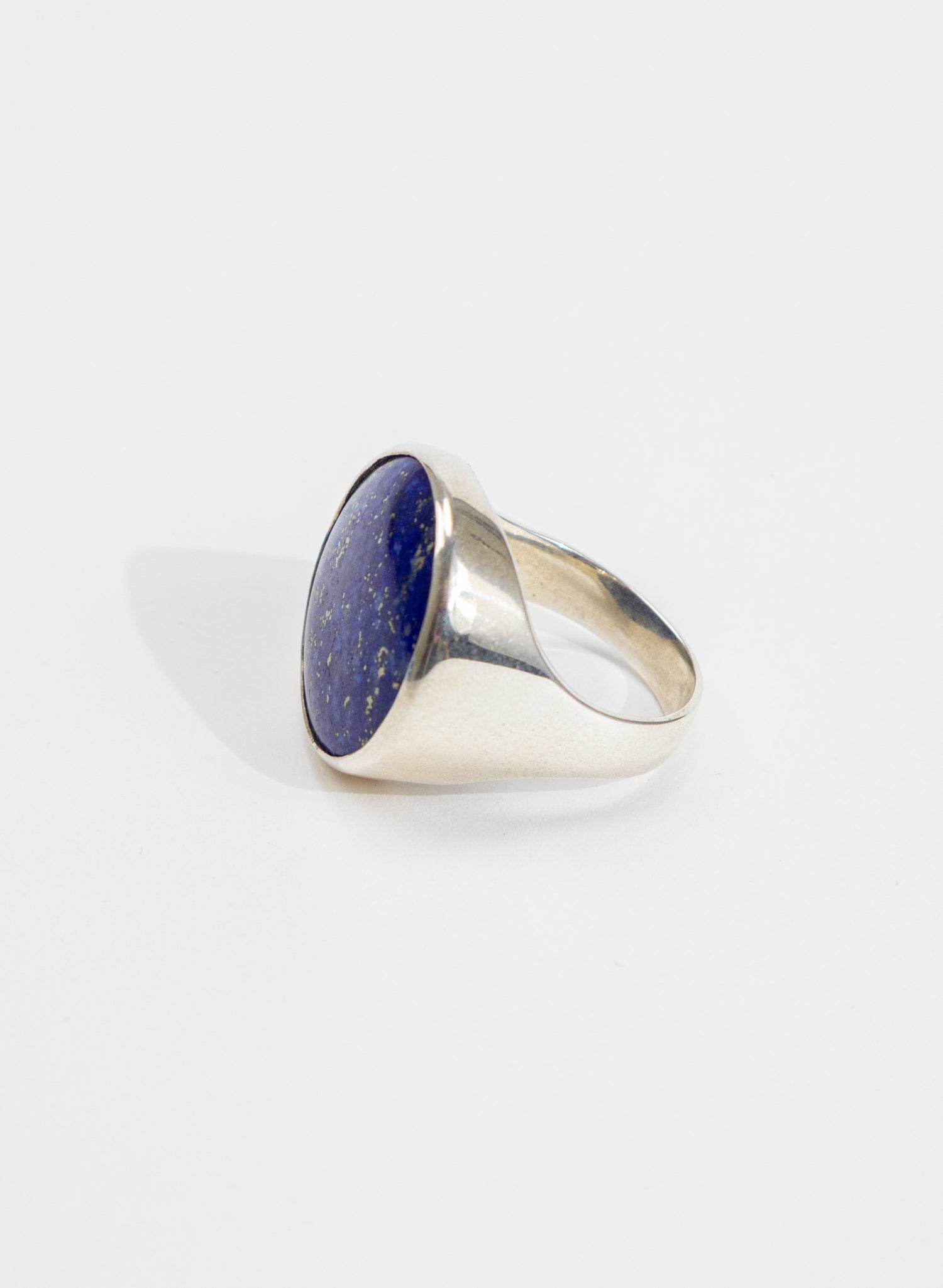 Round Lapis Lazuli Ring