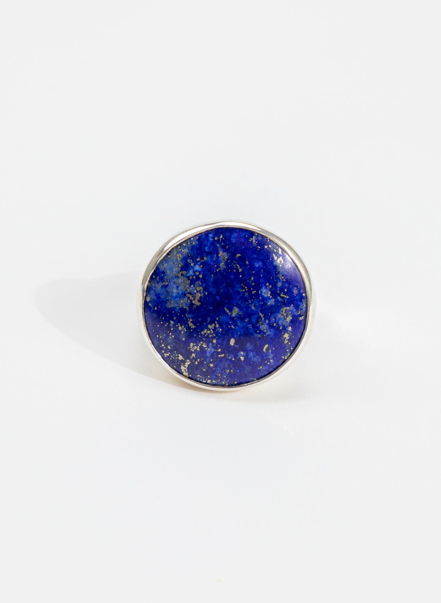 Round Lapis Lazuli Ring