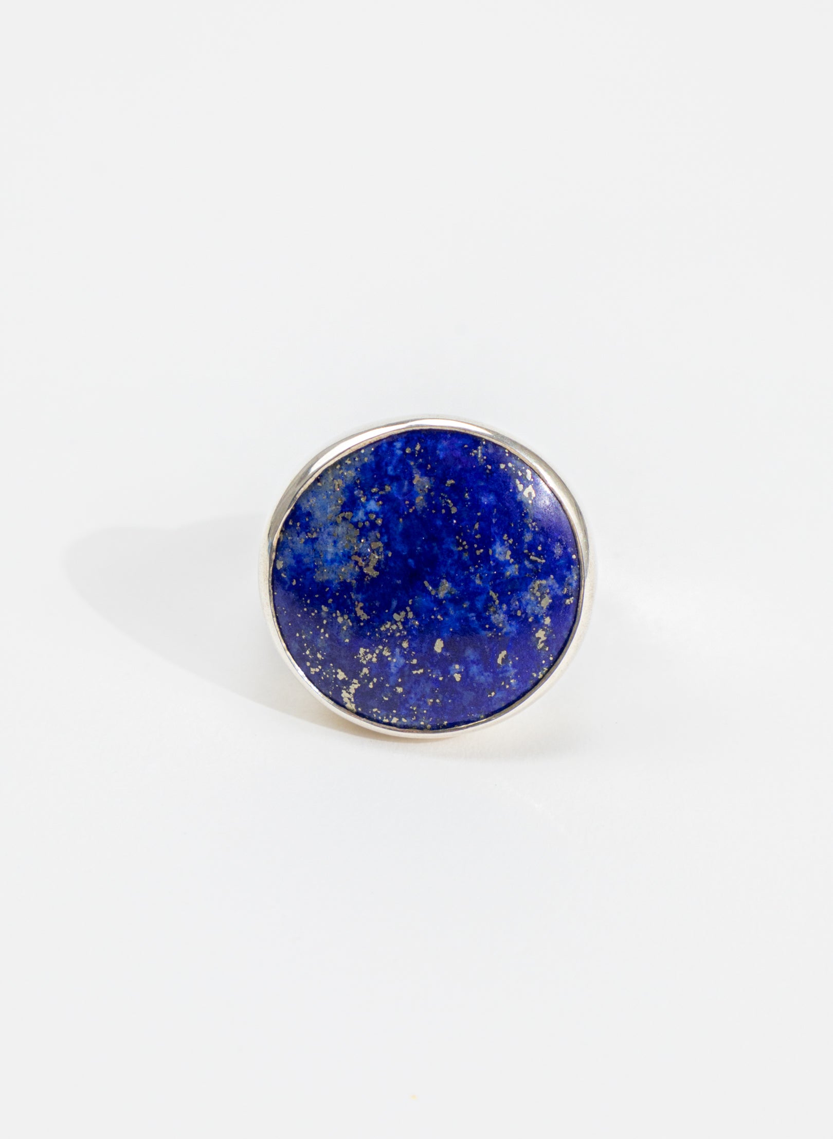 Round Lapis Lazuli Ring