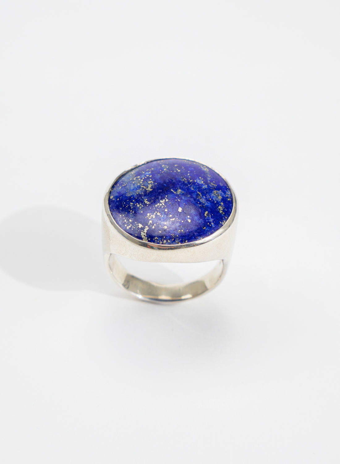 Round Lapis Lazuli Ring