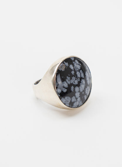 Round Indian Bloodstone Ring