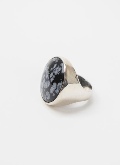 Round Indian Bloodstone Ring