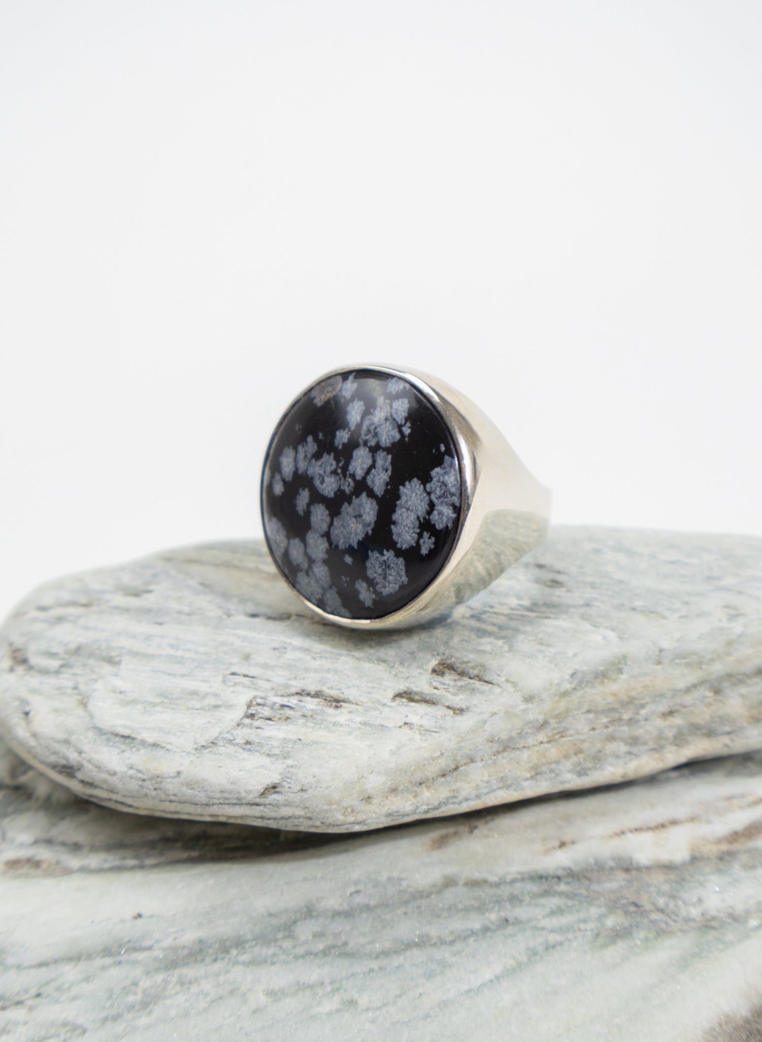 Round Indian Bloodstone Ring