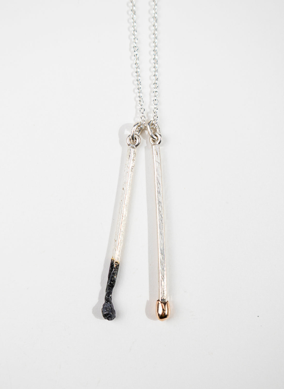 Burnt and Live Match Pendant