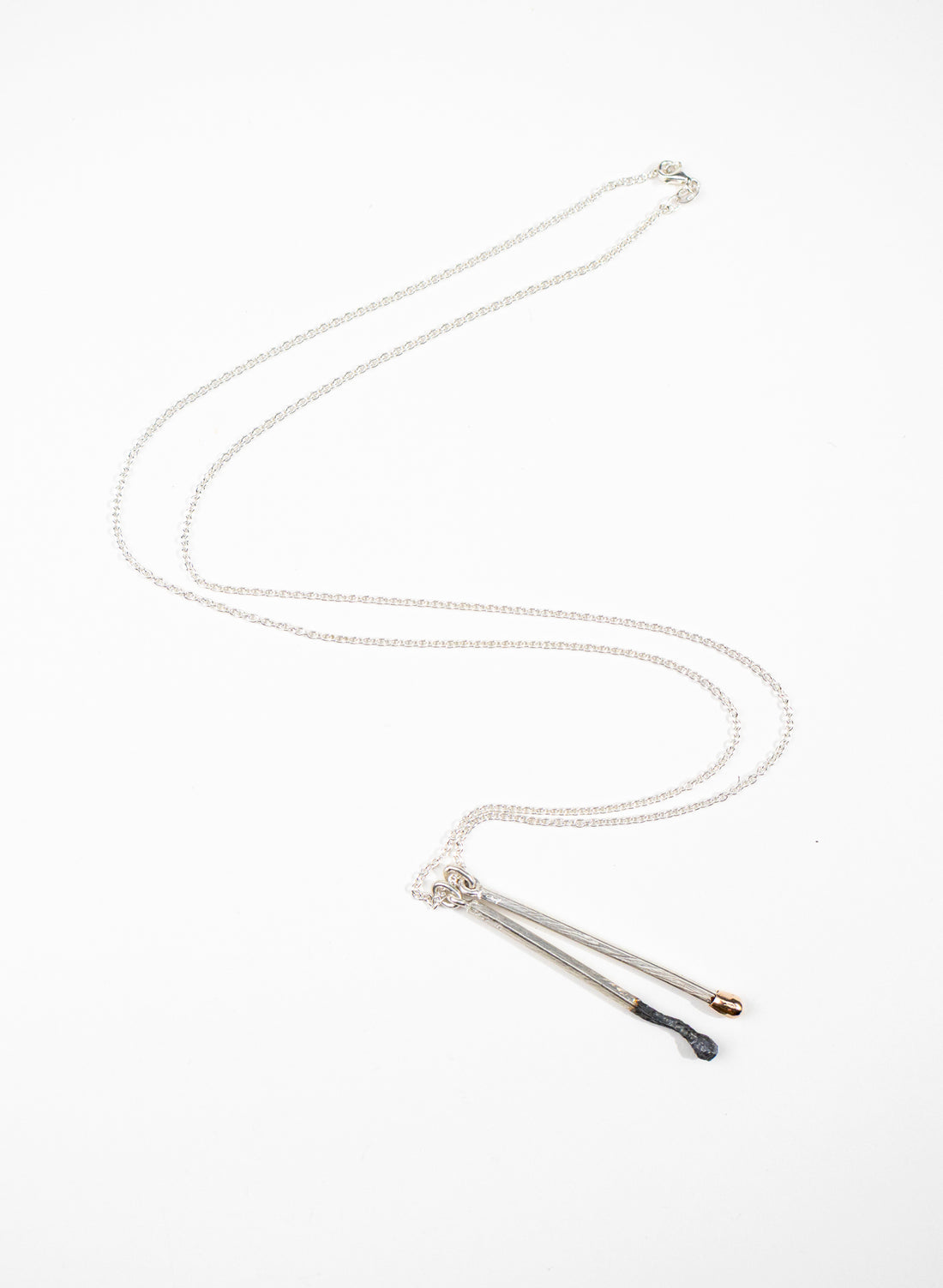 Burnt and Live Match Pendant
