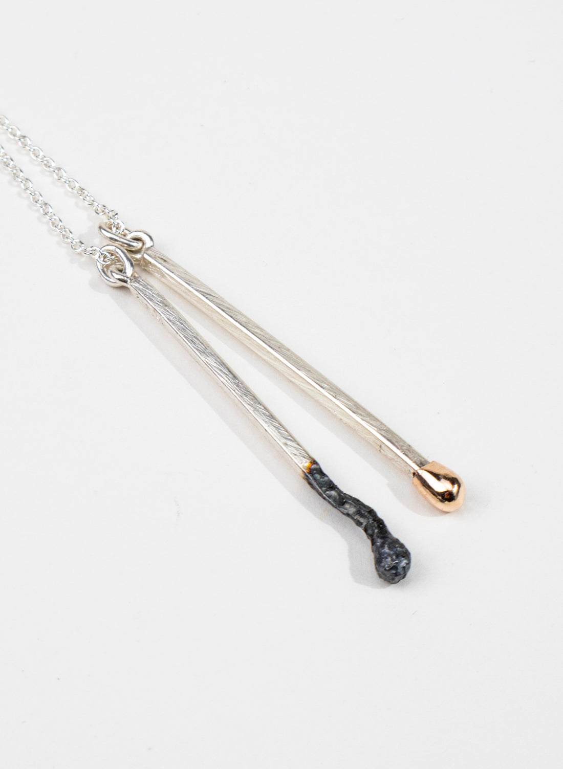 Burnt and Live Match Pendant
