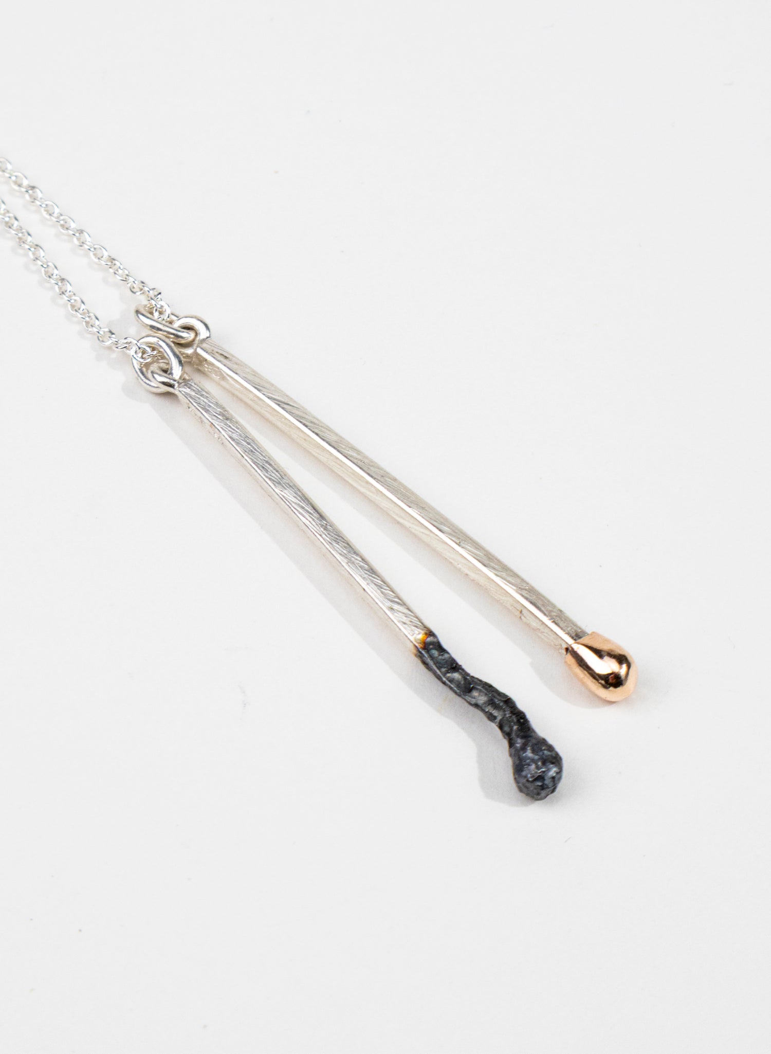 Burnt and Live Match Pendant