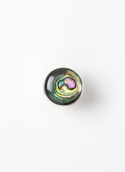 Iridescent Paua Ring Large